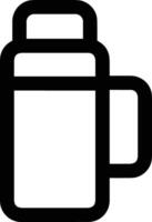 Bottle drink icon symbol image. Illustration of the drink water bottle glass design image vector