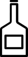 Bottle drink icon symbol image. Illustration of the drink water bottle glass design image vector