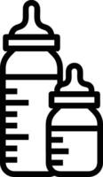 Bottle drink icon symbol image. Illustration of the drink water bottle glass design image vector