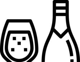 Bottle drink icon symbol image. Illustration of the drink water bottle glass design image vector