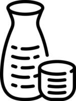 Bottle drink icon symbol image. Illustration of the drink water bottle glass design image vector