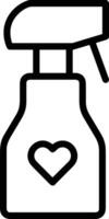 Bottle drink icon symbol image. Illustration of the drink water bottle glass design image vector