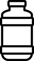 Bottle drink icon symbol image. Illustration of the drink water bottle glass design image vector