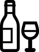 Bottle drink icon symbol image. Illustration of the drink water bottle glass design image vector