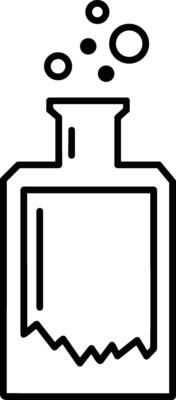 Bottle drink icon symbol image. Illustration of the drink water bottle glass design image