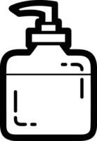 Bottle drink icon symbol image. Illustration of the drink water bottle glass design image vector