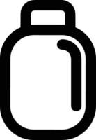 Bottle drink icon symbol image. Illustration of the drink water bottle glass design image vector