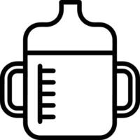 Bottle drink icon symbol image. Illustration of the drink water bottle glass design image vector