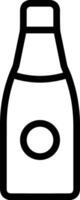 Bottle drink icon symbol image. Illustration of the drink water bottle glass design image vector