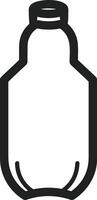 Bottle drink icon symbol image. Illustration of the drink water bottle glass design image vector