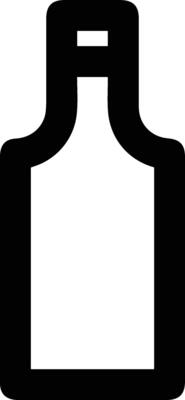 Bottle drink icon symbol image. Illustration of the drink water bottle glass design image