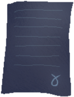 Witch's spell book and scroll png