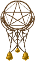 sorcière cloche et pentacle png