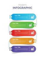 infografía diseño para negocio datos visualización. proceso gráfico vector