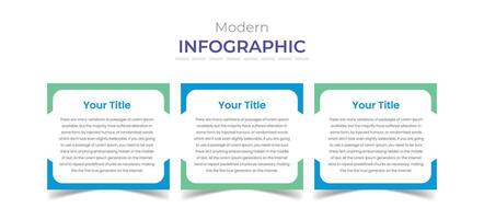 infographic design for Business data visualization. Process chart vector