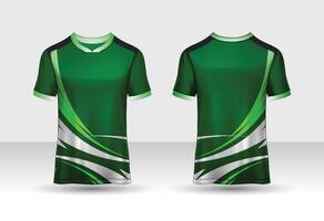 Sport jersey template mockup curve design for football soccer, racing, running, e sports vector