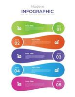 infografía diseño para negocio datos visualización. proceso gráfico vector