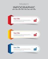 infographic design for Business data visualization. Process chart vector