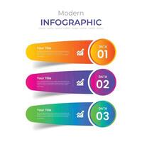 infografía diseño para negocio datos visualización. proceso gráfico vector