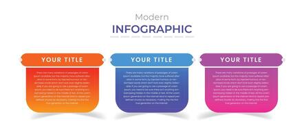 infografía diseño para negocio datos visualización. proceso gráfico vector