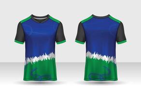 Sport jersey template mockup curve design for football soccer, racing, running, e sports vector