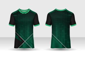 Sport jersey template mockup curve design for football soccer, racing, running, e sports vector