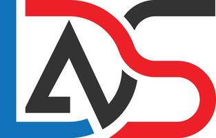 DLAS Logo design Template vector