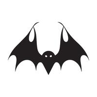 Bat black and white cartoon character design collection. White background. Pets, Animals. vector