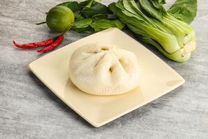 Chinese steamed bun Dim sum photo