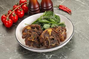 Grilled Lamb neck with spices photo