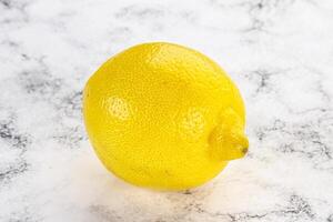 Ripe sour yellow juicy lemon photo