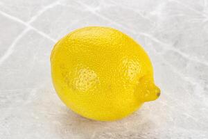 Ripe sour yellow juicy lemon photo