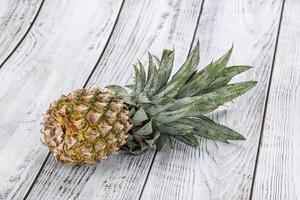 Sweet organic ripe tropical pineapple photo