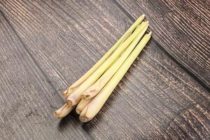 Green lemongrass stem aroma seasoning photo