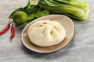 Chinese steamed bun Dim sum photo