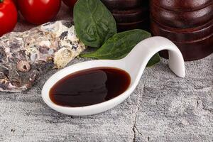 Asian Oyster sauce in the bowl photo