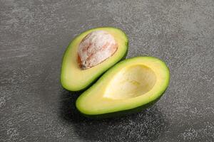 Ripe raw exotic avocado fruit photo