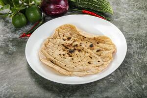 Indian traditional tandori bread - Roti photo