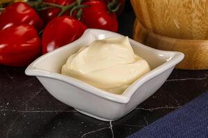 Creamy dip dressing sauce Mayonnaise photo