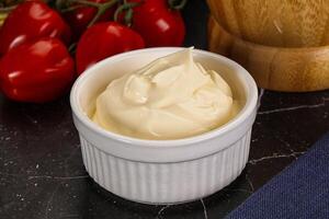 Creamy dip dressing sauce Mayonnaise photo