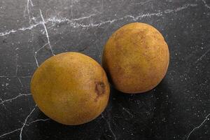 Sweet exotic tropical fruit - Sapodilla photo