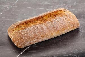 Italian ciabatta bread fresh and crust photo