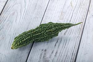 Asiab green vegetable - bitter melon photo