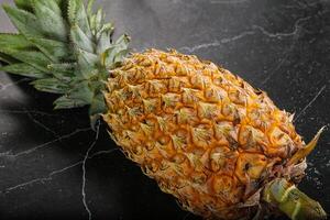 Fresh ripe sweet juicy Pineapple photo