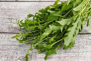 Fresh tasty natural organic rucola photo