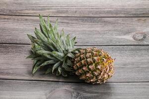 Sweet organic ripe tropical pineapple photo