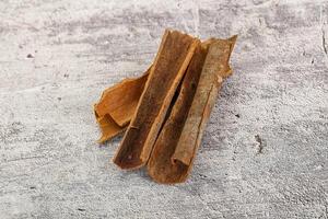 Natural wild organic cinnamon aroma photo