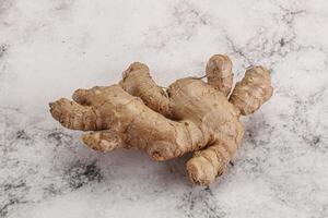 Ginger root for cooking and medicine photo