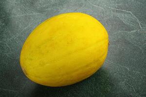 Sweet and juicy ripe melon photo