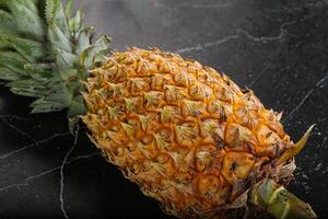 Fresh ripe sweet juicy Pineapple photo